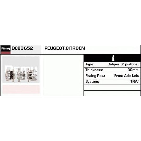 DC83652 - Brake Caliper 