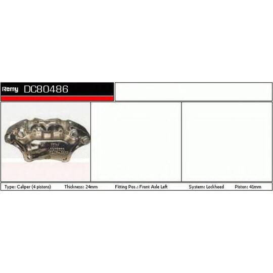 DC80486 - Brake Caliper 