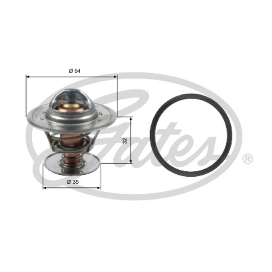 TH13684G1 - Thermostat, coolant 