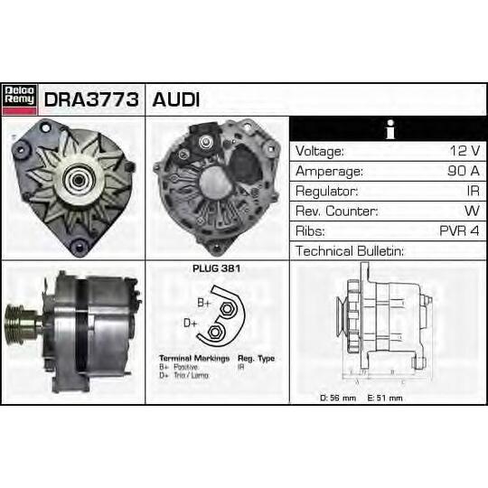 DRA3773 - Alternator 