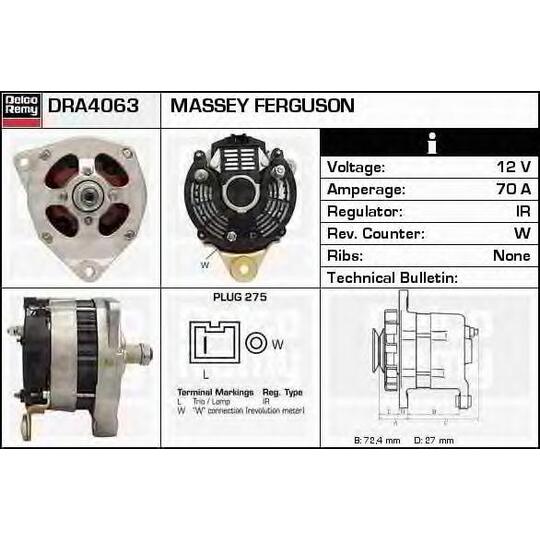 DRA4063 - Alternator 