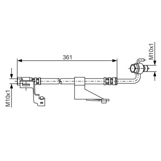 1 987 476 821 - Brake Hose 