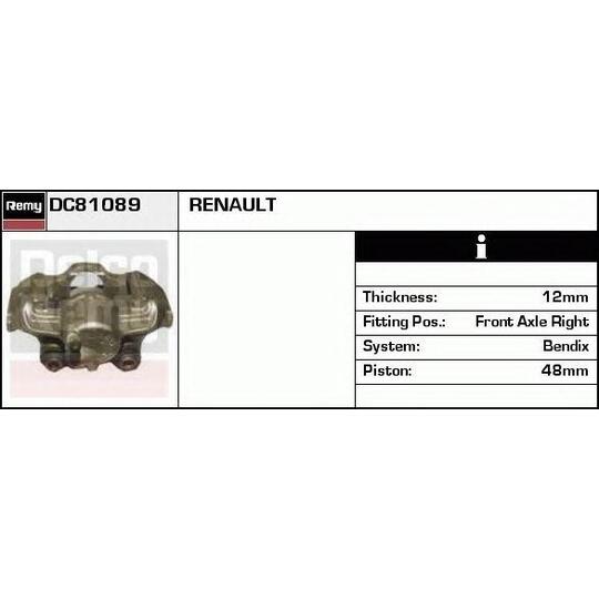 DC81089 - Brake Caliper 