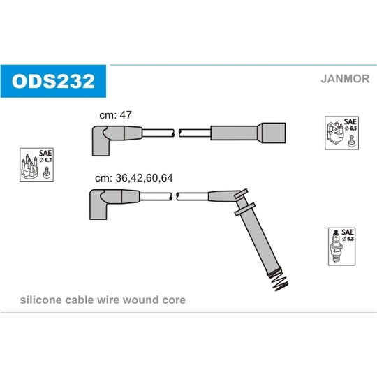 ODS232 - Ignition Cable Kit 