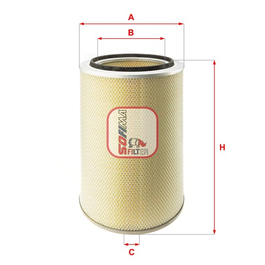 S 7563 A - Air filter 