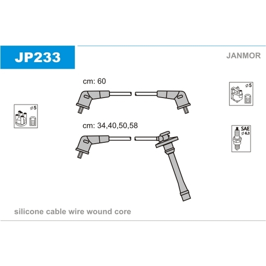 JP233 - Ignition Cable Kit 