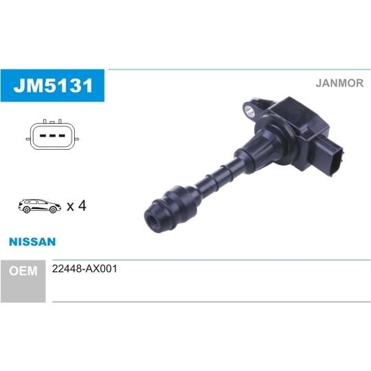 JM5131 - Ignition coil 