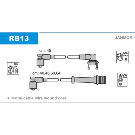 RB13 - Süütesüsteemikomplekt 