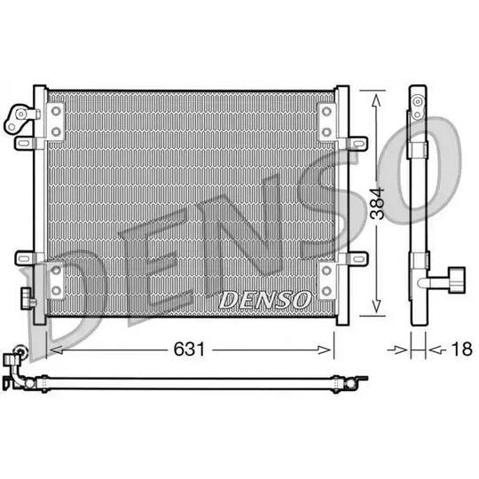 DCN23002 - Condenser, air conditioning 