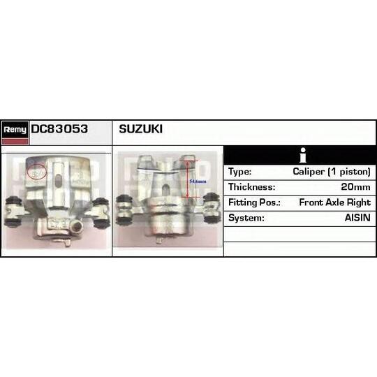 DC83053 - Brake Caliper 