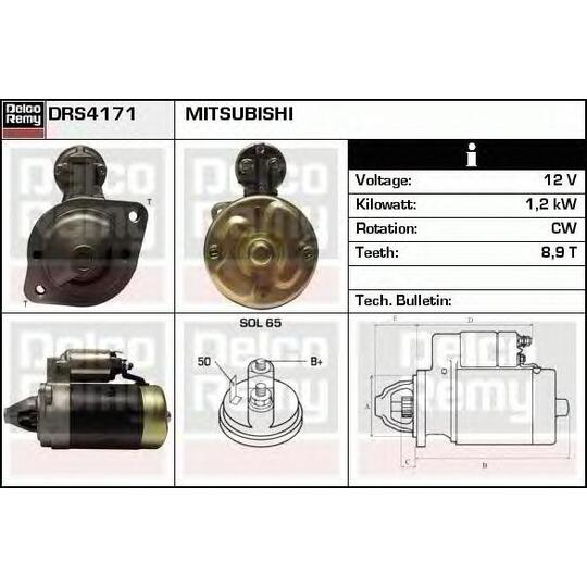 DRS4171 - Startmotor 