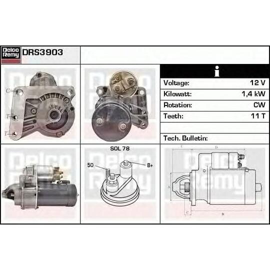 DRS3903 - Starter 