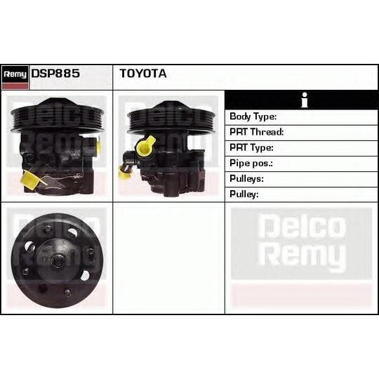 DSP885 - Hydraulic Pump, steering system 