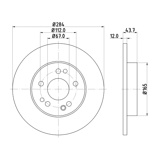 MDC362 - Brake Disc 