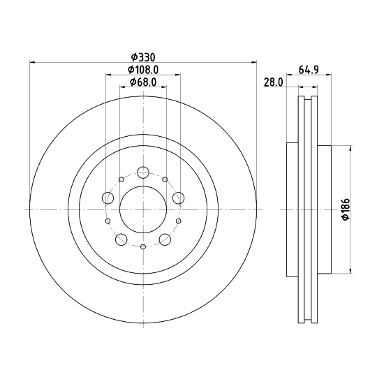 MDC1940 - Brake Disc 