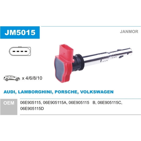 JM5015 - Ignition coil 