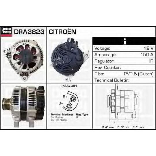 DRA3823 - Generaator 