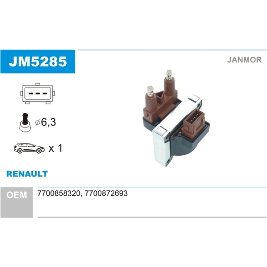 JM5285 - Ignition coil 