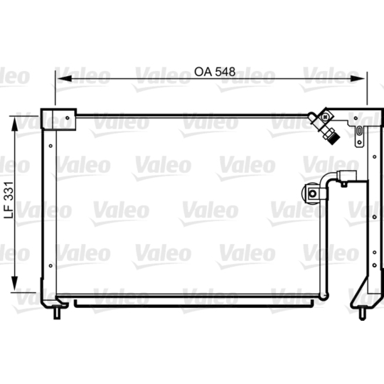 814278 - Condenser, air conditioning 