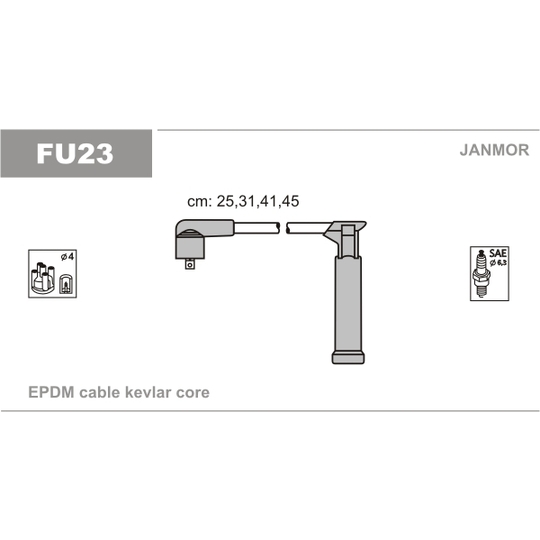 FU23 - Ignition Cable Kit 