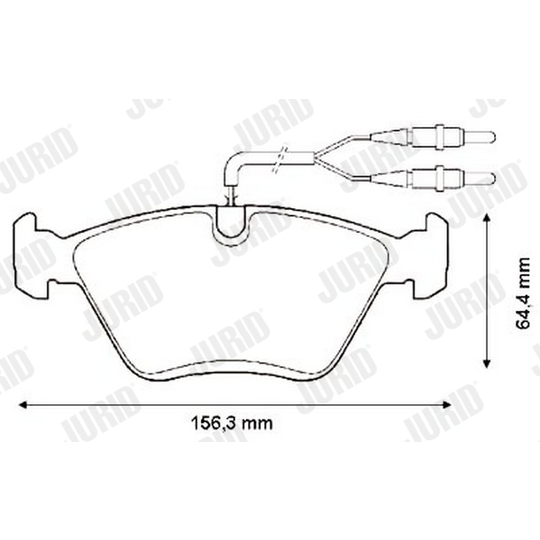 571420J - Brake Pad Set, disc brake 