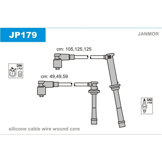 JP179 - Ignition Cable Kit 