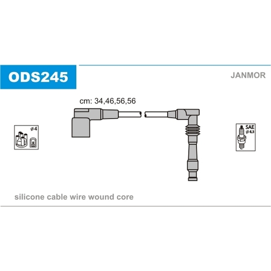 ODS245 - Ignition Cable Kit 