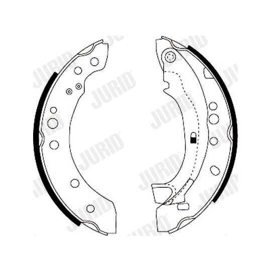 362409J - Brake Shoe Set 