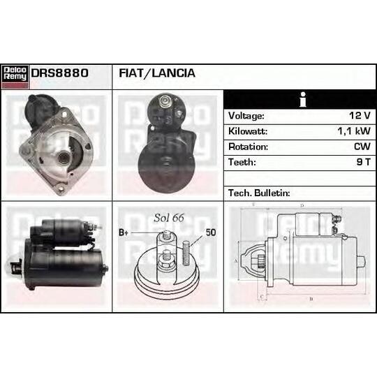 DRS8880 - Starter 