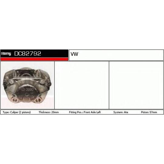 DC82792 - Brake Caliper 