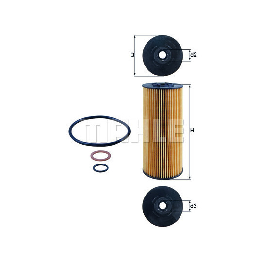 OX 137D2 - Oil filter 