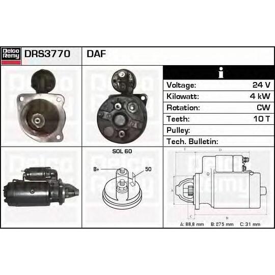 DRS3770 - Starter 