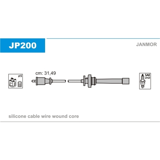 JP200 - Ignition Cable Kit 