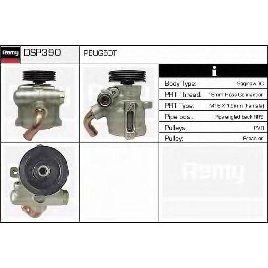 DSP390 - Hydraulic Pump, steering system 