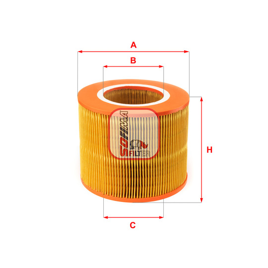 S 8740 A - Air filter 