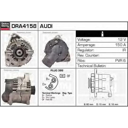 DRA4158 - Alternator 