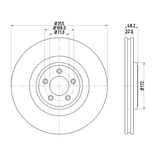 MDC2111 - Brake Disc 