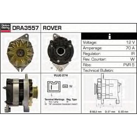 DRA3557 - Generaator 