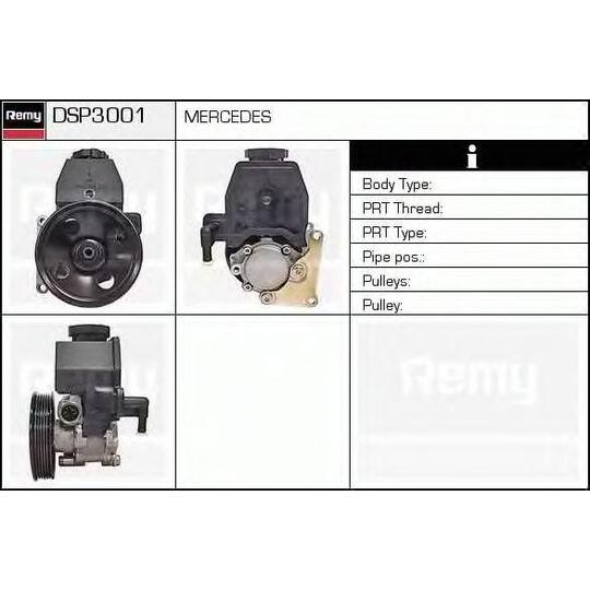 DSP3001 - Hydraulic Pump, steering system 