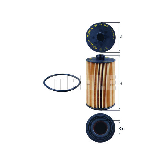 OX 157D - Oil filter 