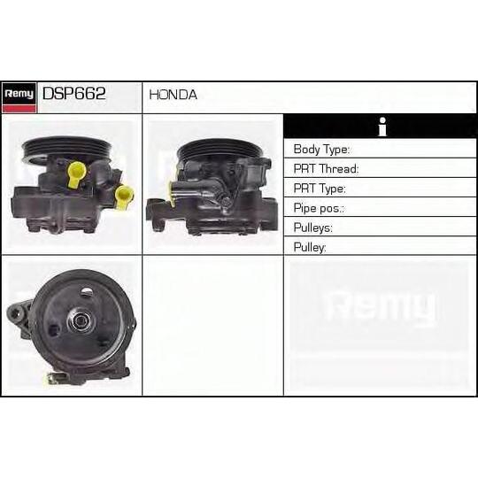 DSP662 - Hydraulic Pump, steering system 