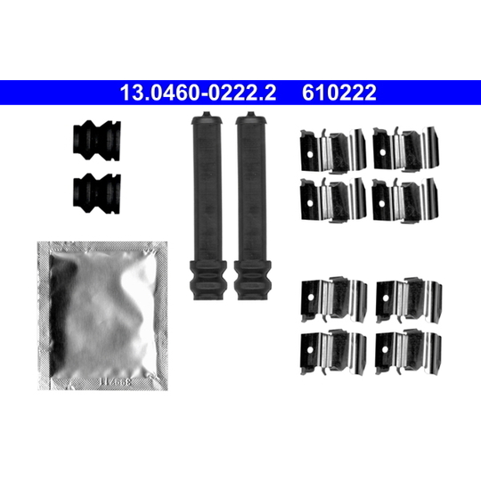 13.0460-0222.2 - Accessory Kit, disc brake pad 