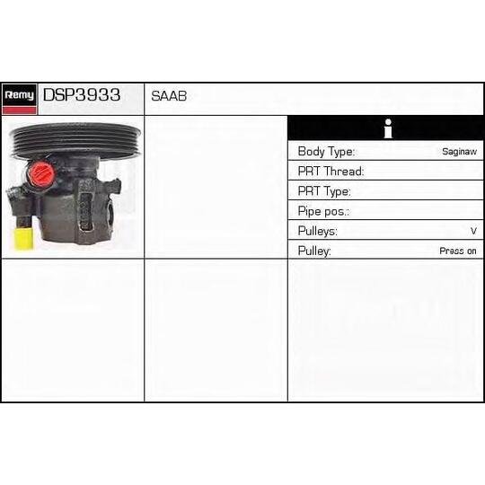 DSP3933 - Hydraulic Pump, steering system 