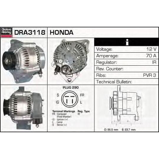 DRA3118 - Generaator 
