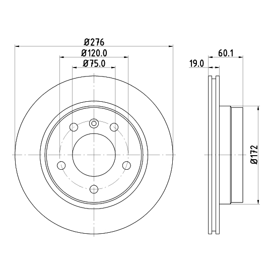 MDC1053 - Brake Disc 