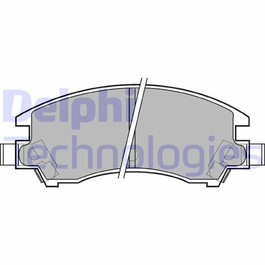 LP547 - Brake Pad Set, disc brake 