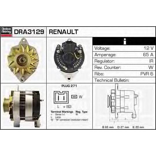 DRA3129 - Generaator 