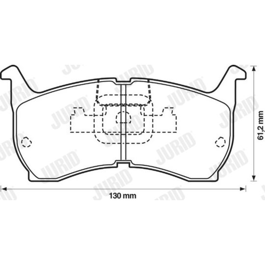 572319J - Brake Pad Set, disc brake 