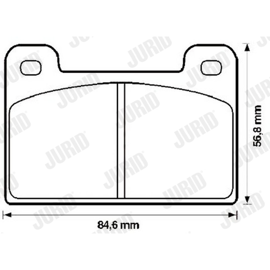 571823J - Brake Pad Set, disc brake 