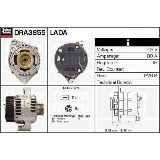 DRA3855 - Generaator 